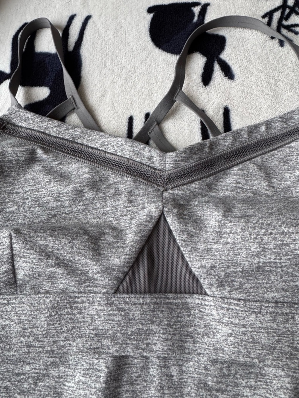 Lululemon Just Breathe Tank Size 6 Heathered Slate / Slate - Picture 7 of 11
